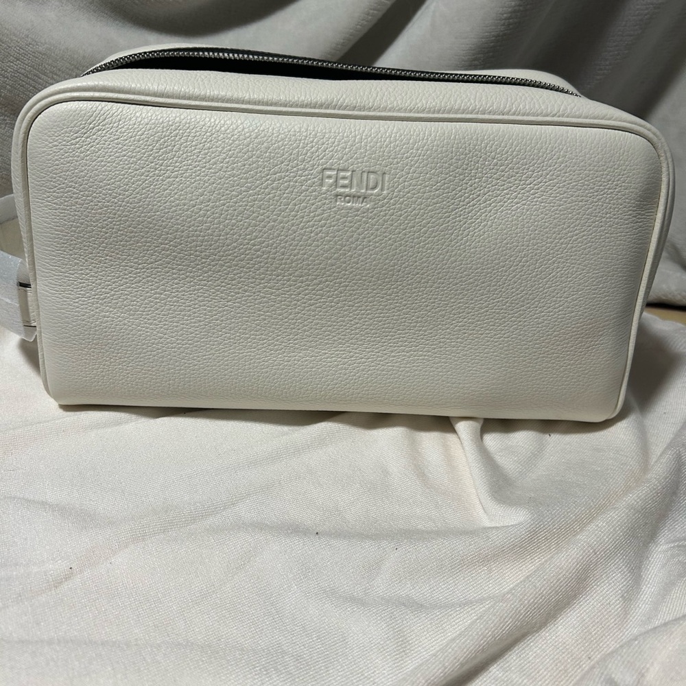 Fendi Travel White Toiletry Bag